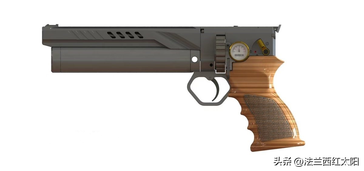 纯钢半自动手枪,高端木制半自动手枪