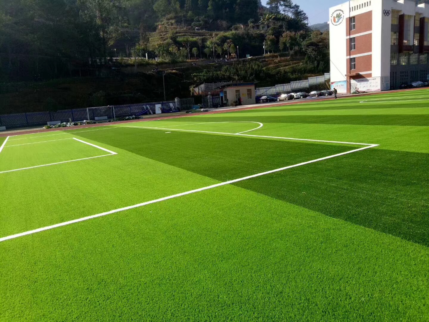 学校足球场人造草一平方米多少钱,学校足球场人造草坪价格