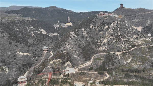 太原太山景区照片,山水太原经典景点