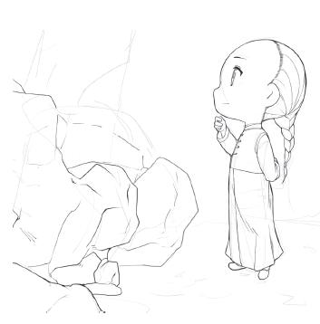 简笔诗词画,古诗画绘画最简单的