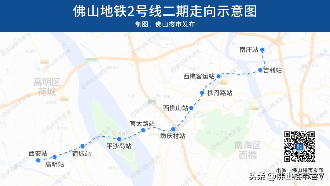 佛山地铁最新远期规划线路图,佛山轨道交通1号线南延规划图