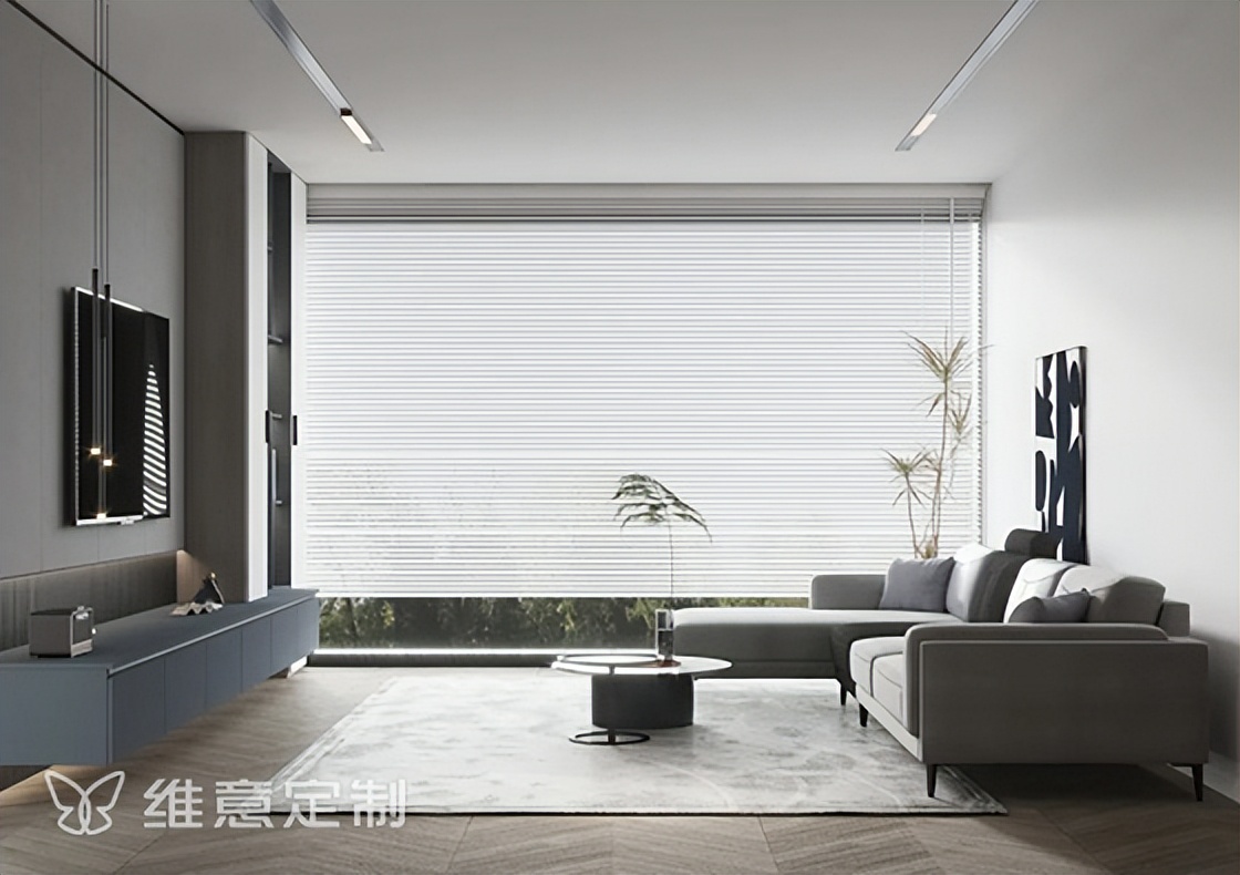 维意定制电视柜效果图,维意定制满墙电视柜