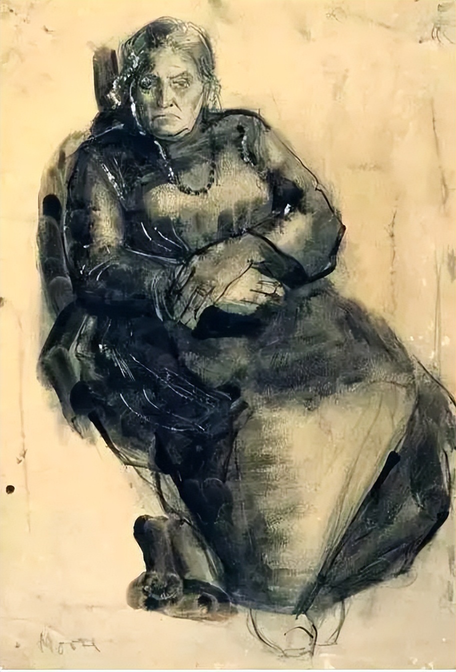 关于母亲的绘画大师,母亲节大师画中的母亲