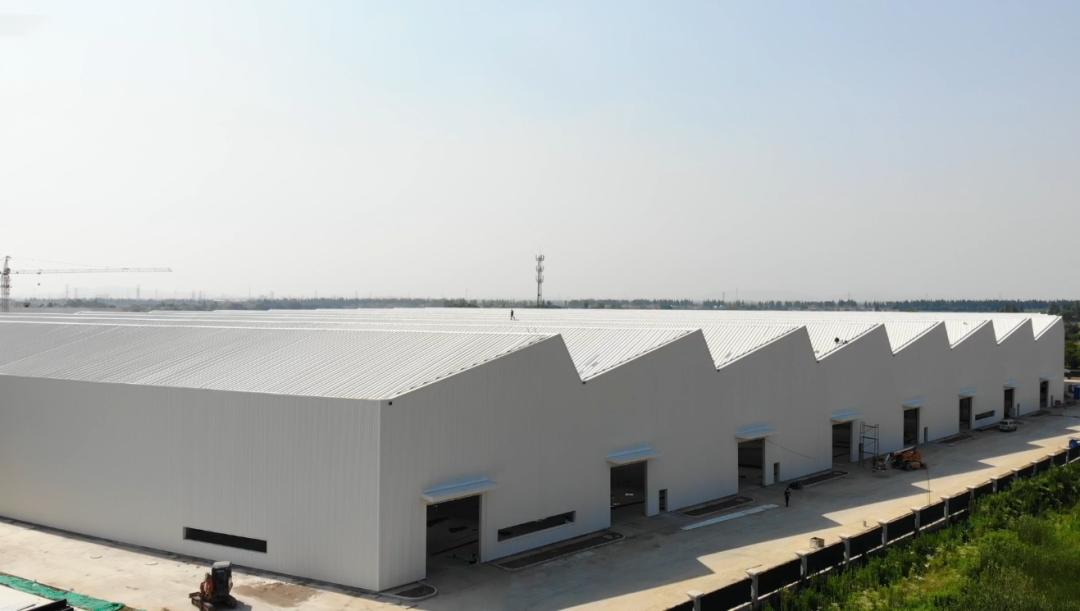 现代化钢结构厂房识图,顶尖式钢结构厂房