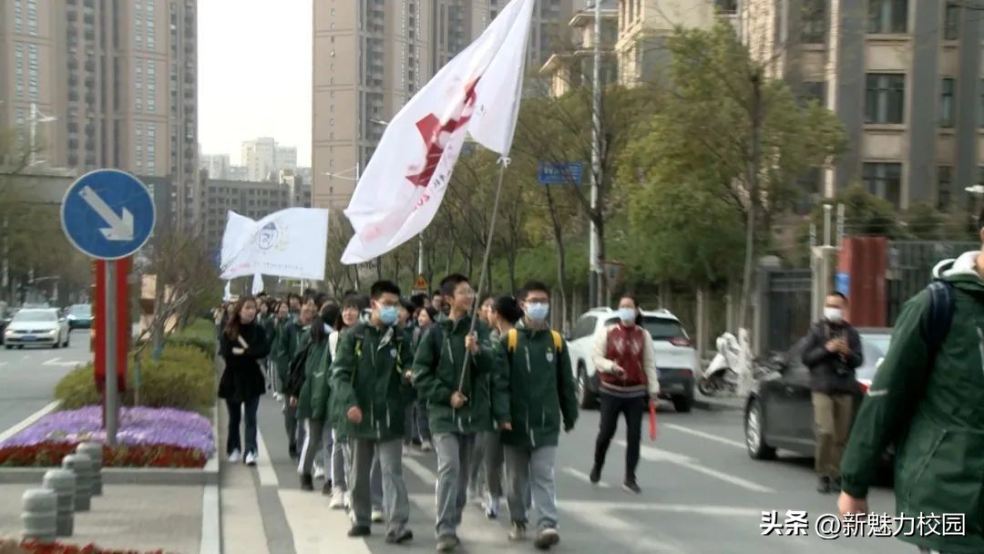 南师附中树人学校毅行,南师附中树人学校百日誓师