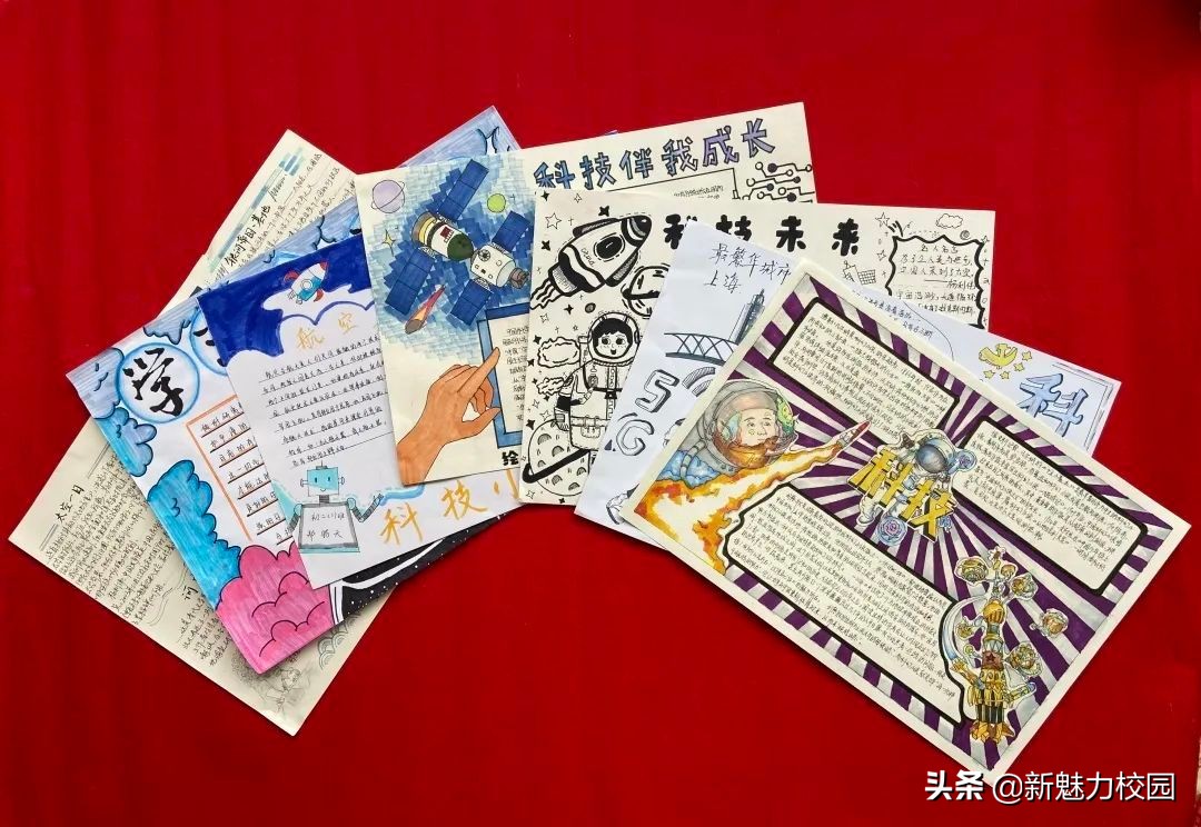 南京一中实验学校首届科技节实践活动之语数外物等学科作品展