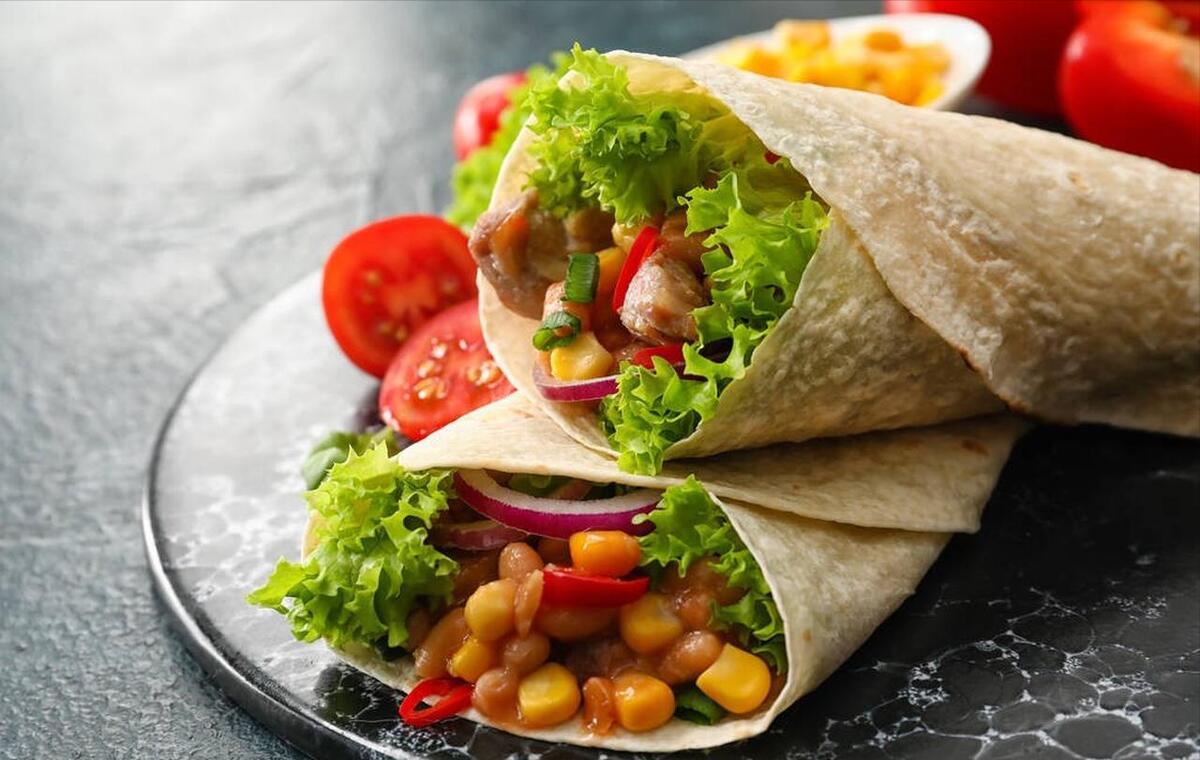 美食墨西哥卷饼,充满墨西哥风情的卷饼