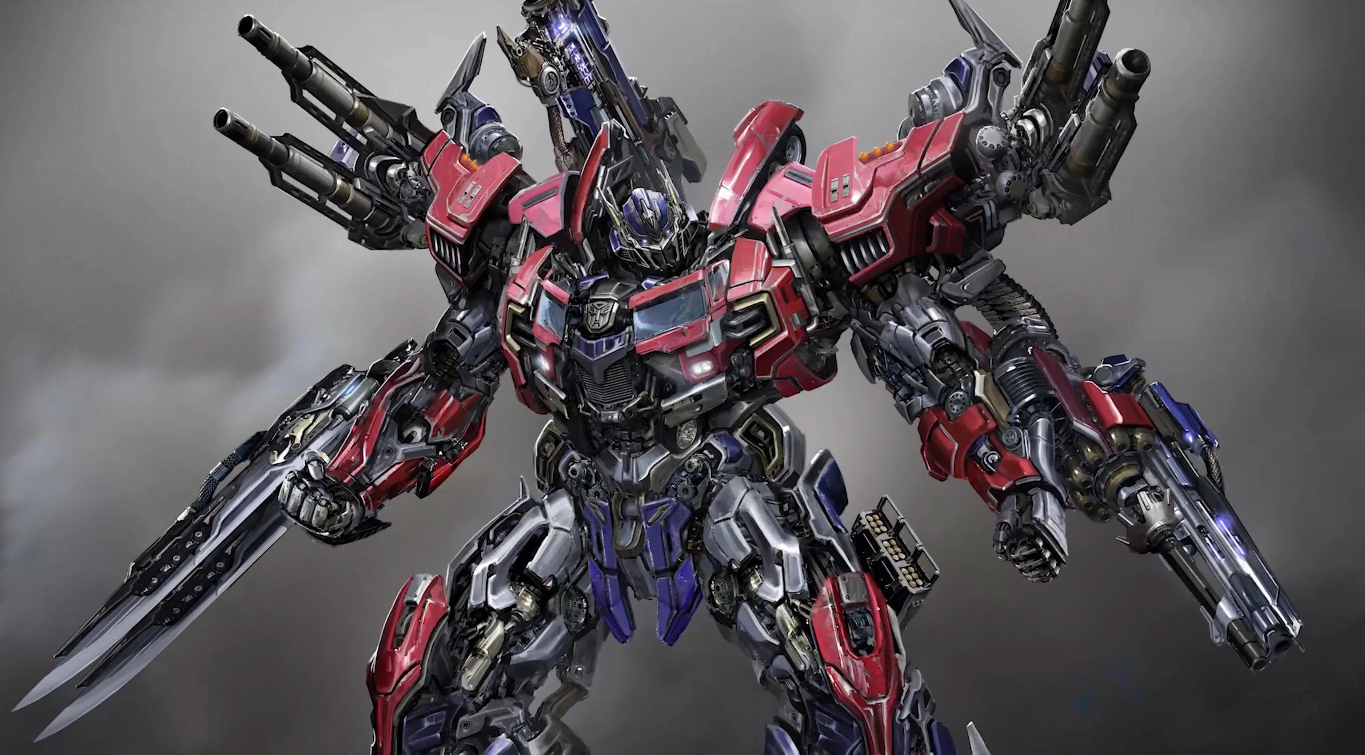 变形金刚雕像1比1,变形金刚1擎天柱雕像开箱视频