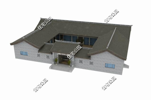 分享高端别墅,七款中式合院经典款