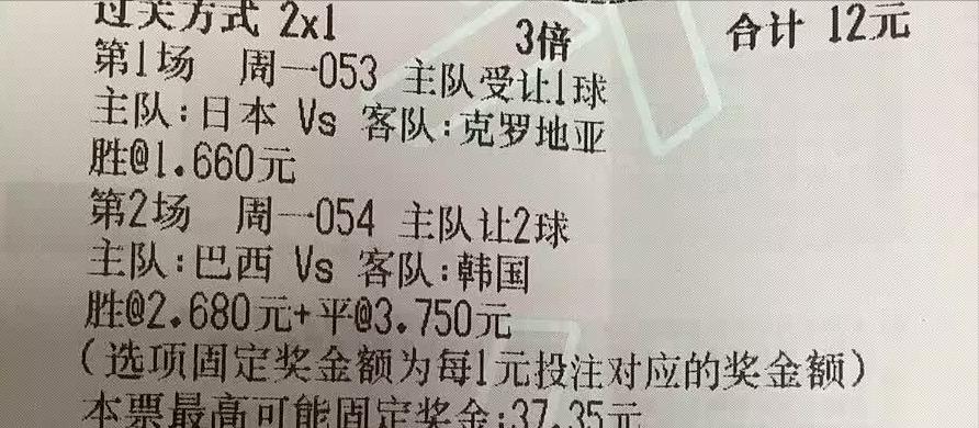 今日竞彩巴西杯比赛分析,竞彩今日实单推荐巴西比分