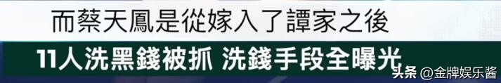 蔡天凤嫁入谭家后突然暴富:买大量的同款包,疑似帮夫家洗钱