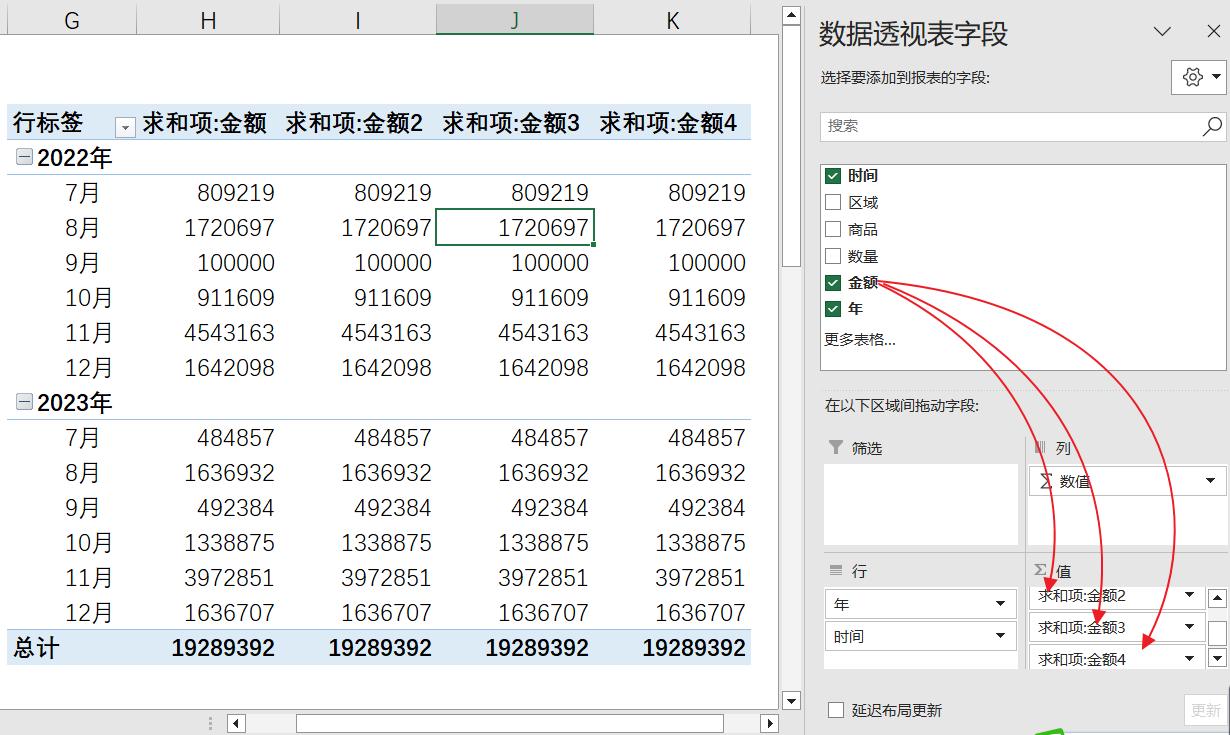 excel数据透视表同比环比增长率,数据透视表如何统计环比同比增长