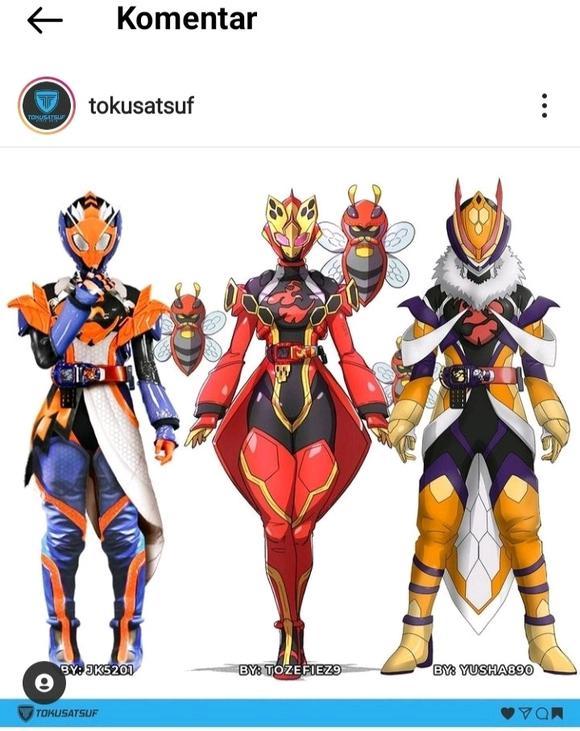 假面骑士夏木花服装,假面骑士同人设计图