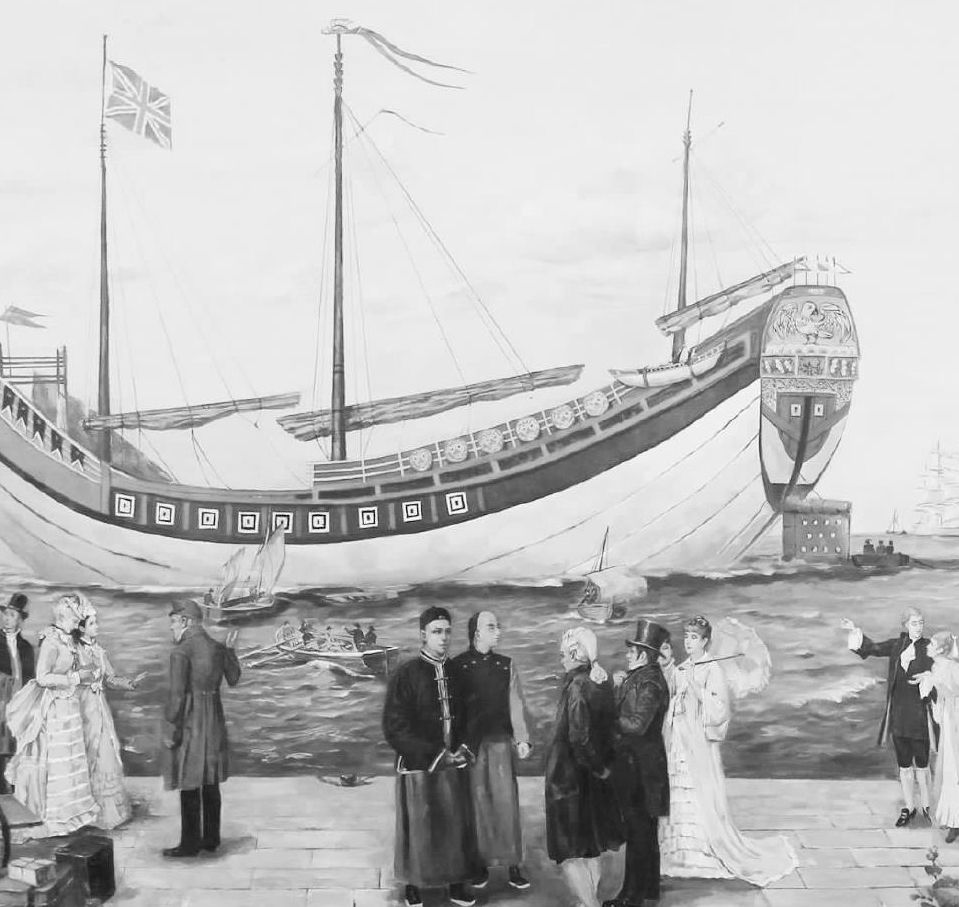 中国首创风帆动力船,中国第一艘大帆船