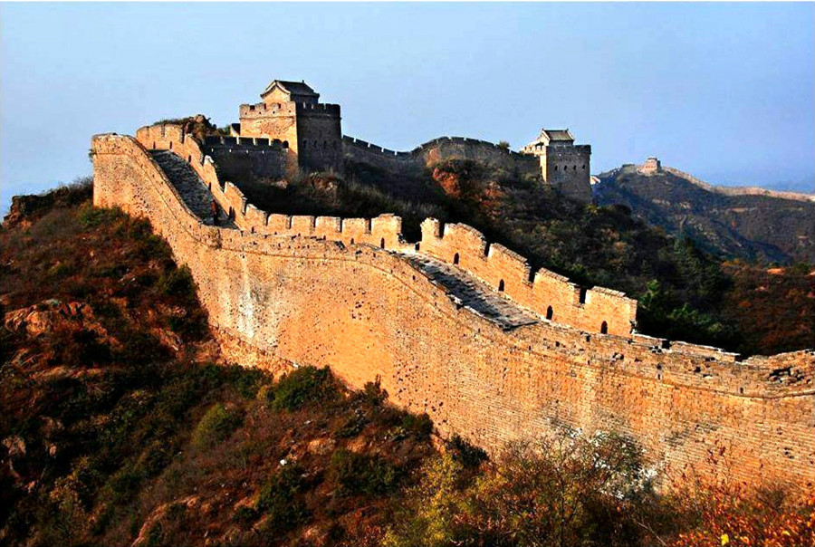 万里长城慕田峪图片,万里长城最精华的部分金山岭