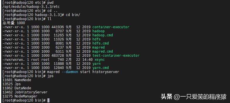 手动搭建hadoop集群005_历史服务器_日志聚集_动态管理_单独启停