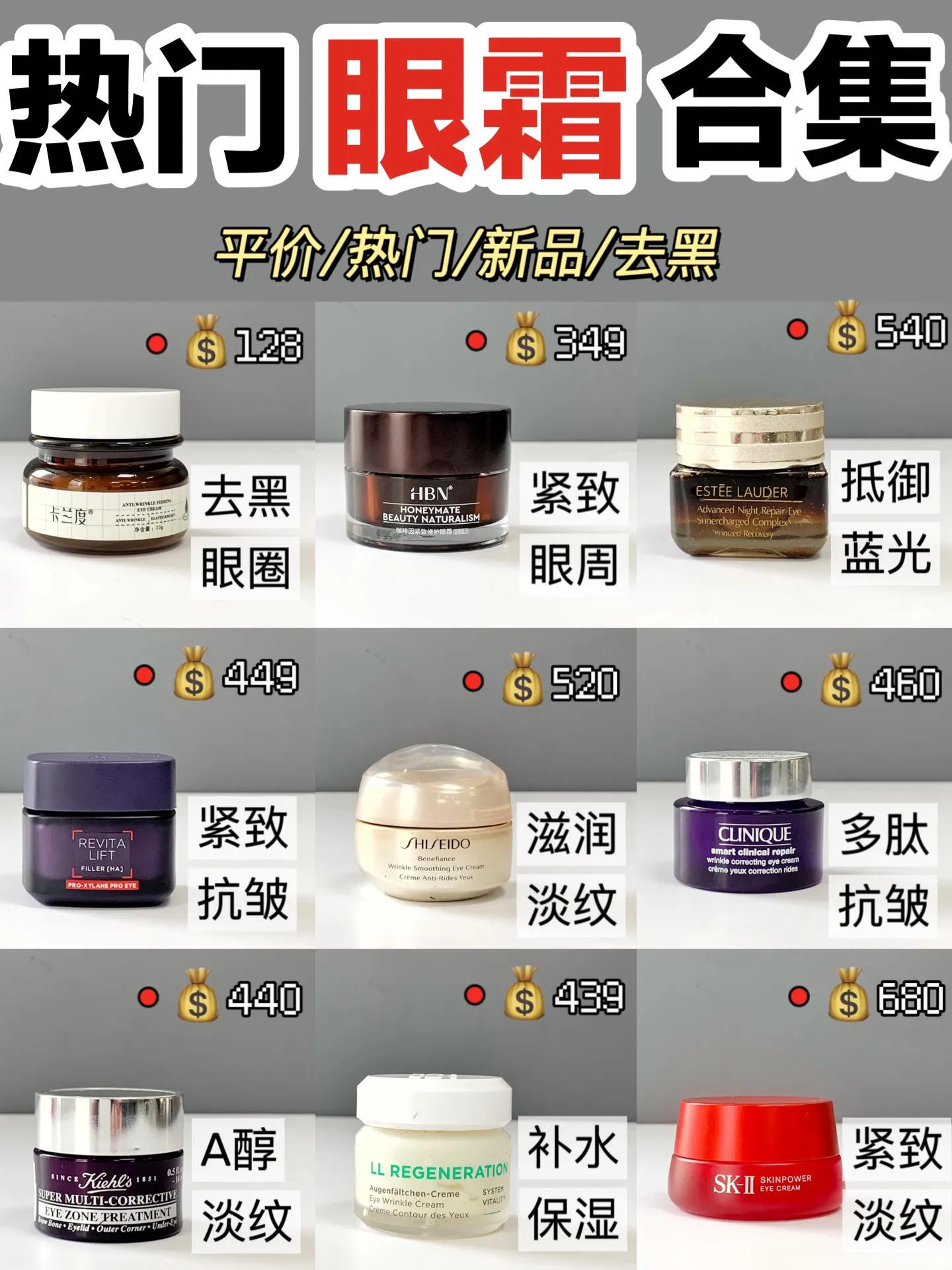 不建议买的眼霜,三款眼霜你们知道怎么选吗