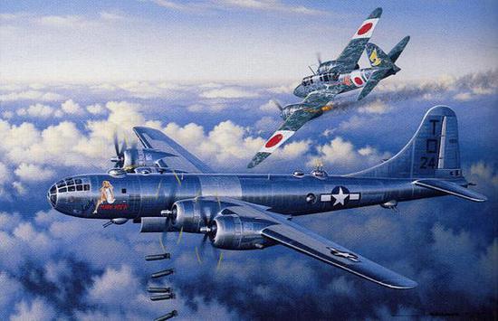 二战日本的美军飞机,二战日本黑色飞机