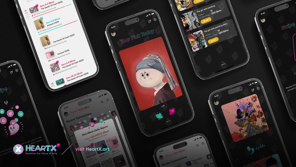 艺术品市场和社区平台HeartX手机App产品内测火热进行中