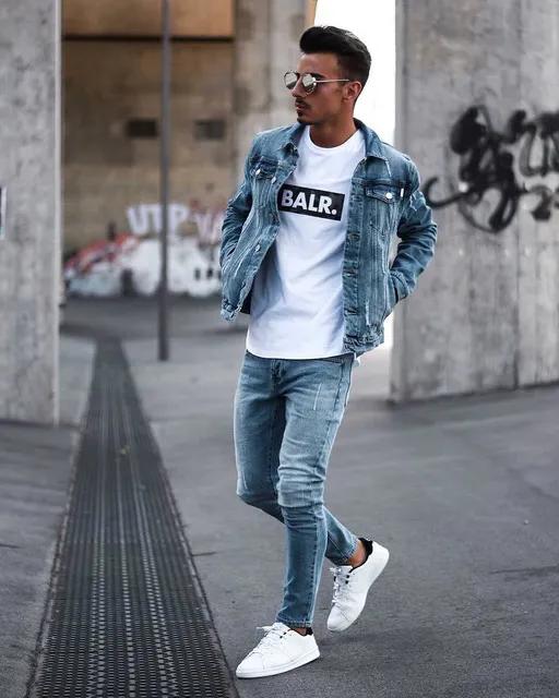 女士牛仔夹克外套,牛仔夹克外套男搭配