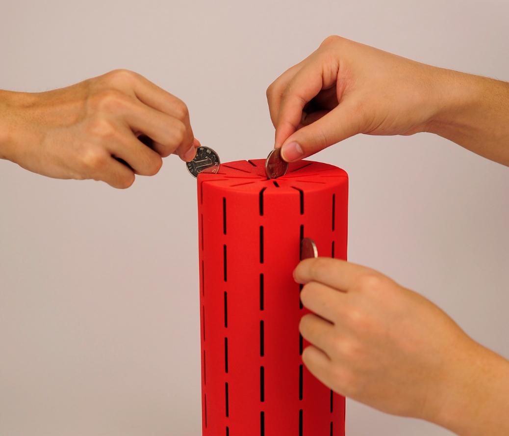 “感受快乐”——存钱罐设计