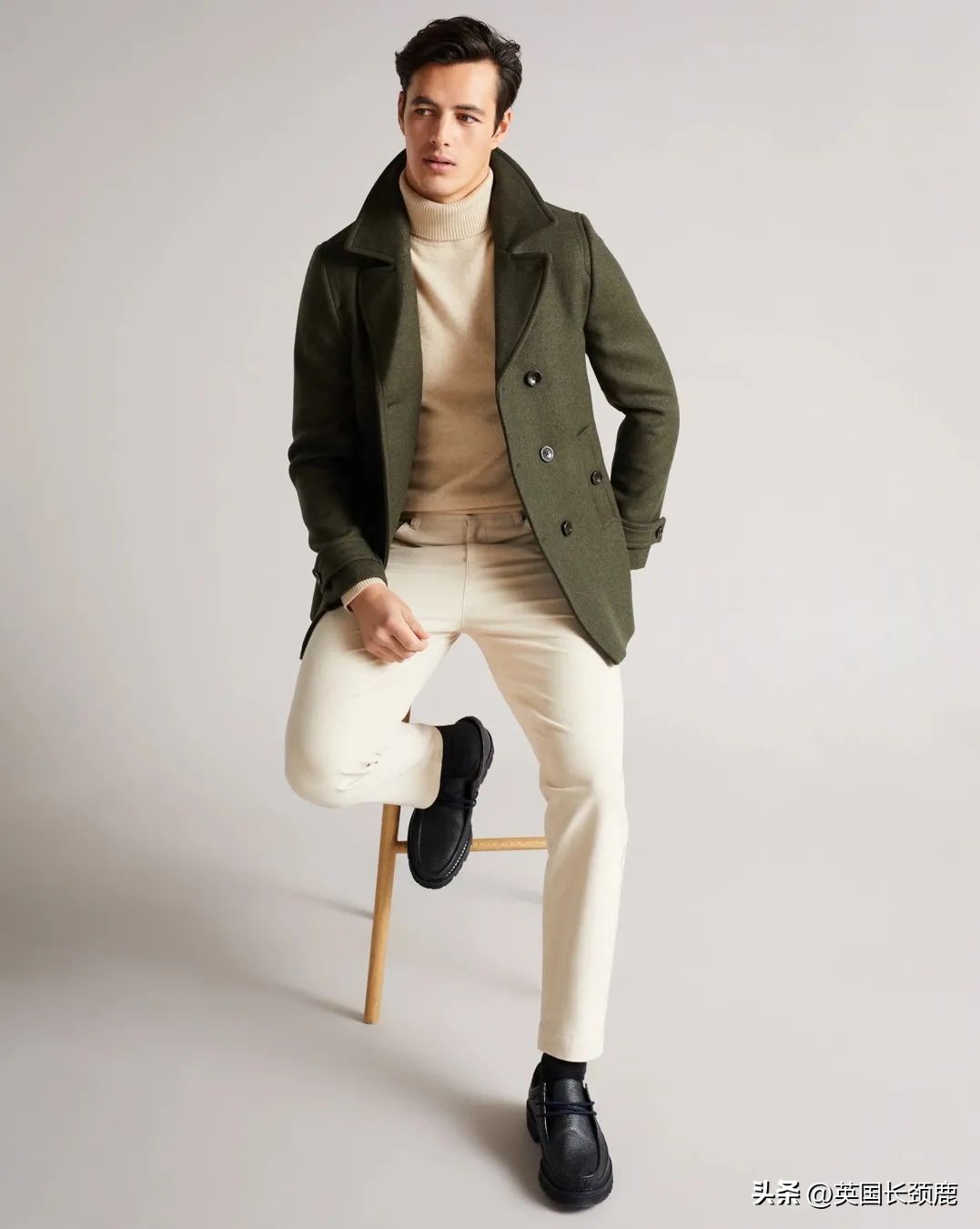 秋冬大衣英国,高端英伦风大衣外套