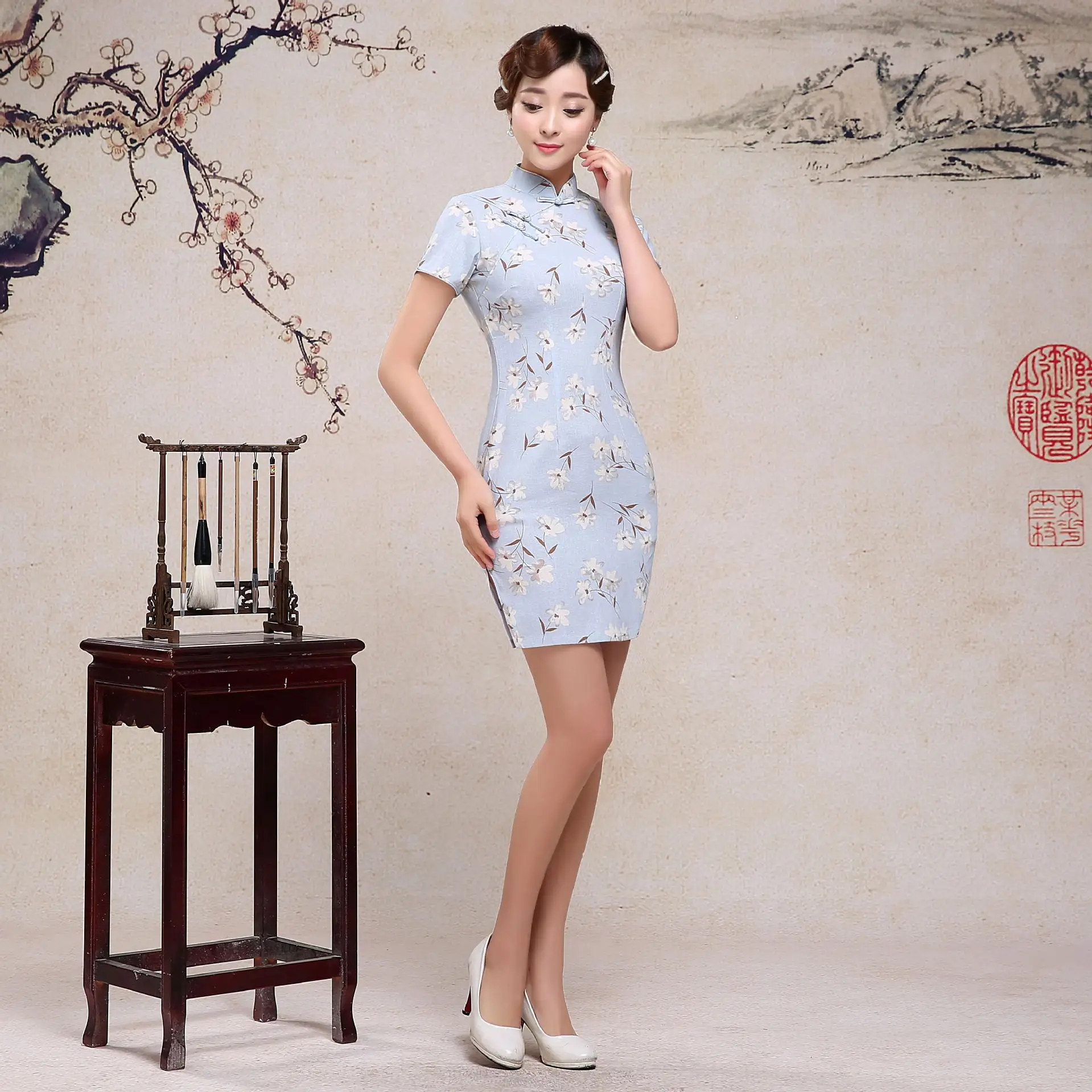 东方女性气质图片,东方旗袍女人魅力气质