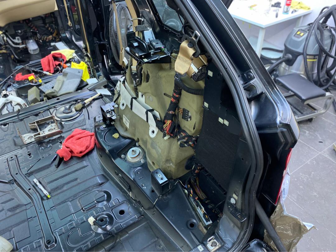 翻新整备一台老x5,13款宝马x5整备翻新