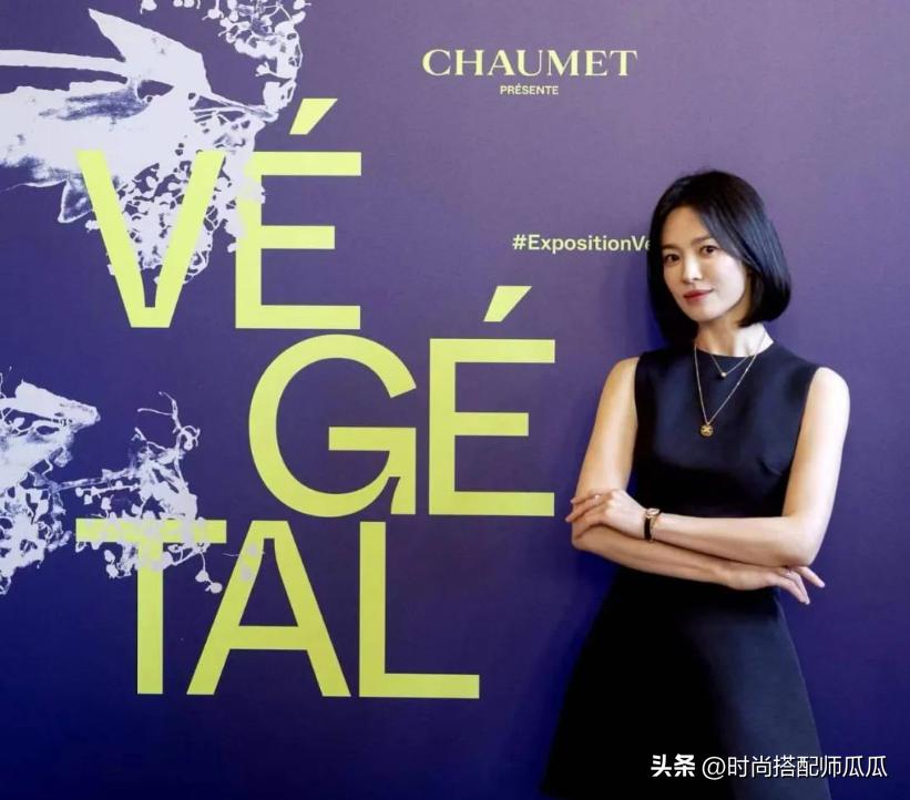 好看的减龄短发宋慧乔,宋慧乔表态发型的尽头是黑长直