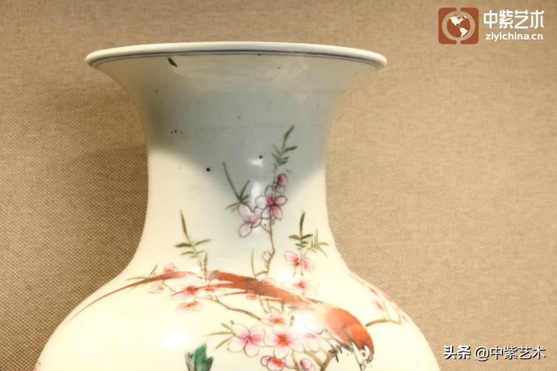清光绪的《粉彩绘花鸟纹瓶》你见过吗？