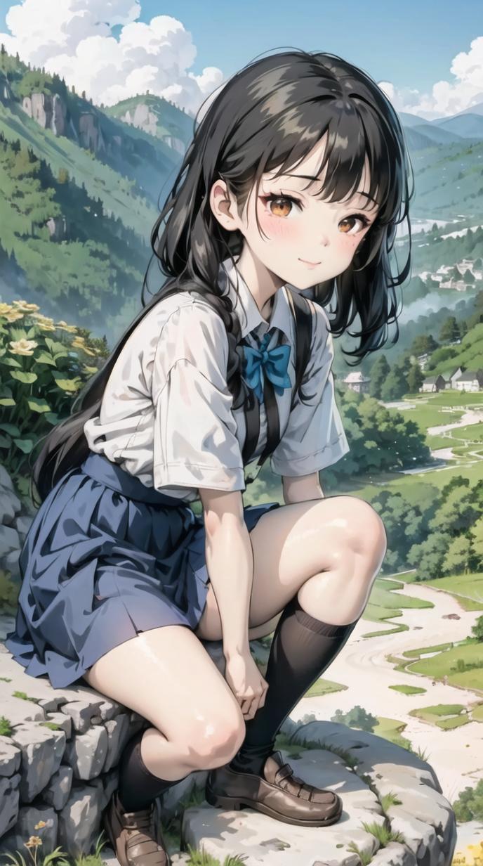 二次ai元少女壁纸,超清ai二次元壁纸