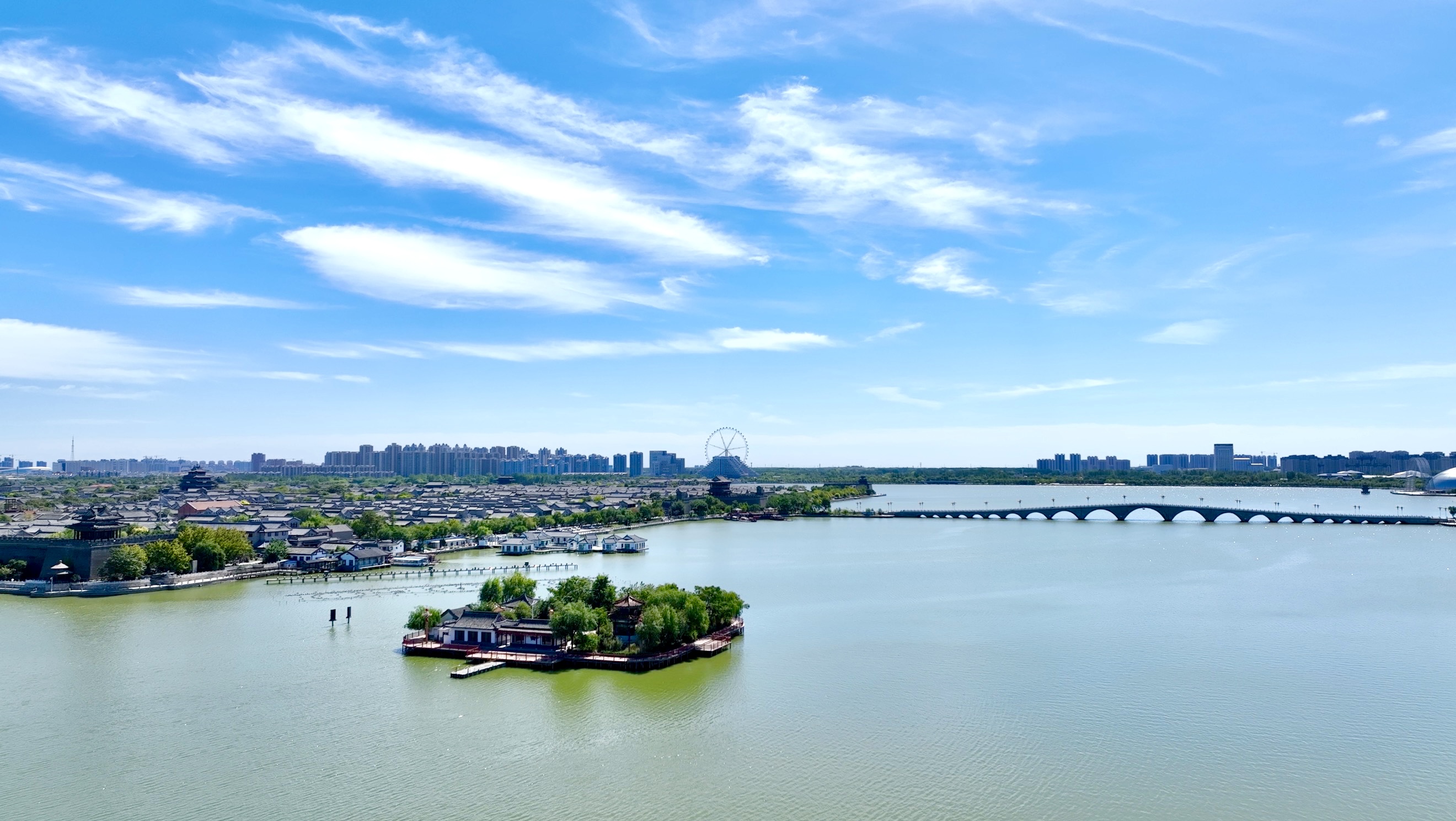 山东冷门但是风景很棒的地方,山东有一座水上古城