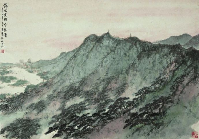 傅抱石山水画100幅欣赏,傅抱石山水画100幅高清图欣赏