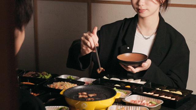 在家点个外卖火锅,在家点一桌外卖原声