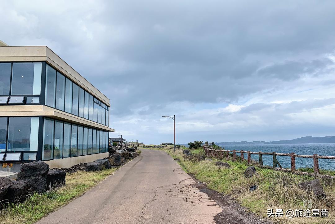 济州岛的冬季雨,三月份韩国济州岛