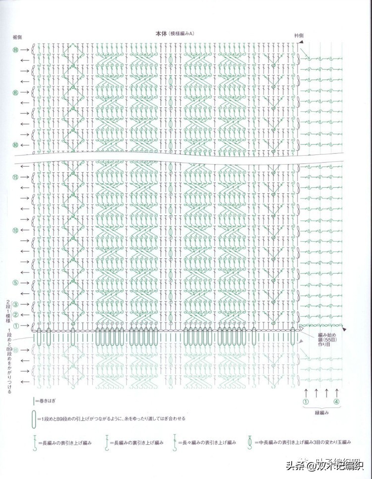编绳斗篷披肩加厚冬款,斗篷保暖披肩棒针编织教程