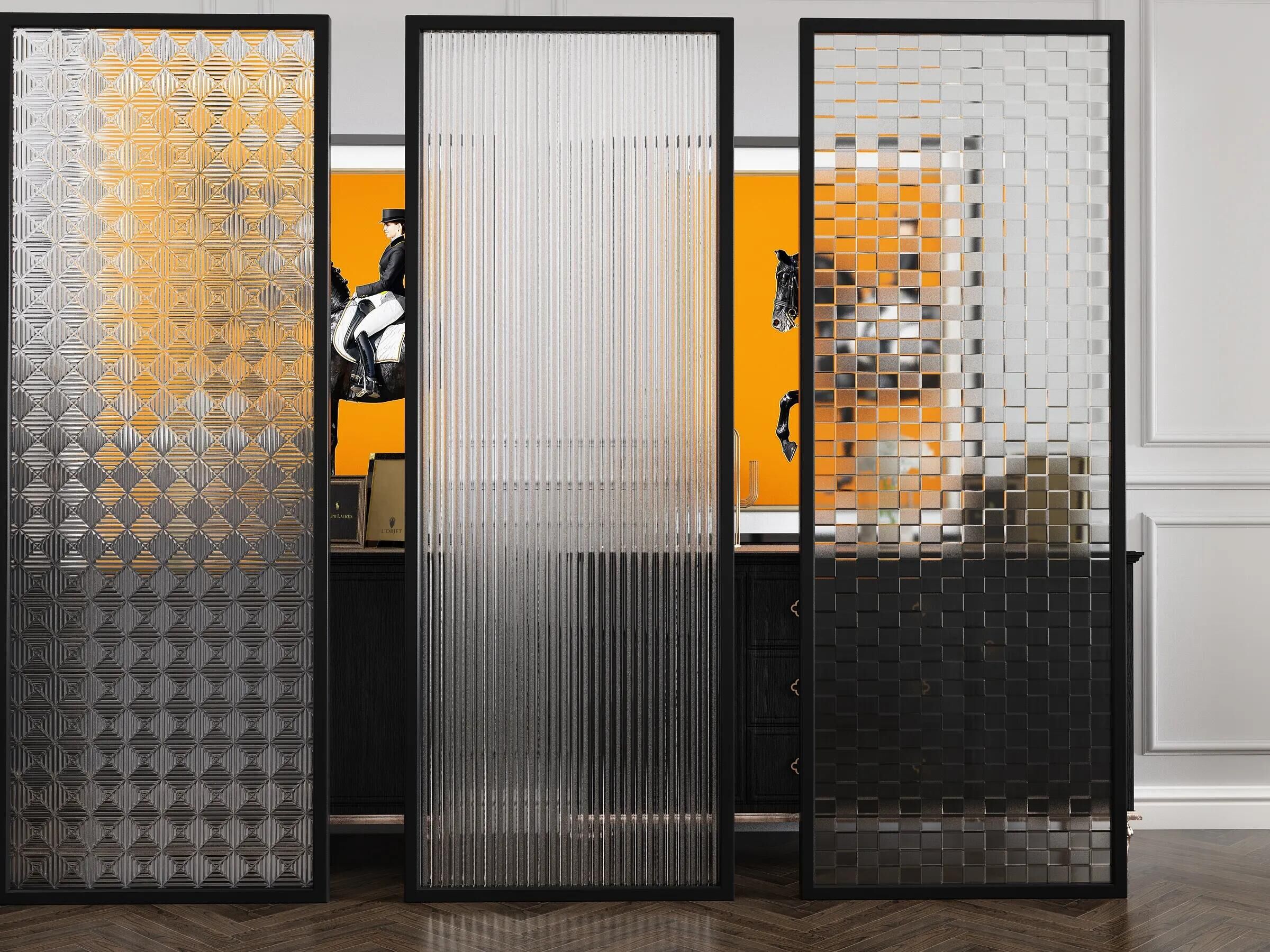 玻璃隔断设计高级感,设计改变生活极简玻璃隔断