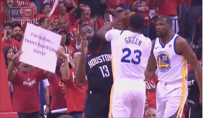 勇士帕楚里亚垫脚哈登视频,勇士队帕楚里亚垫脚