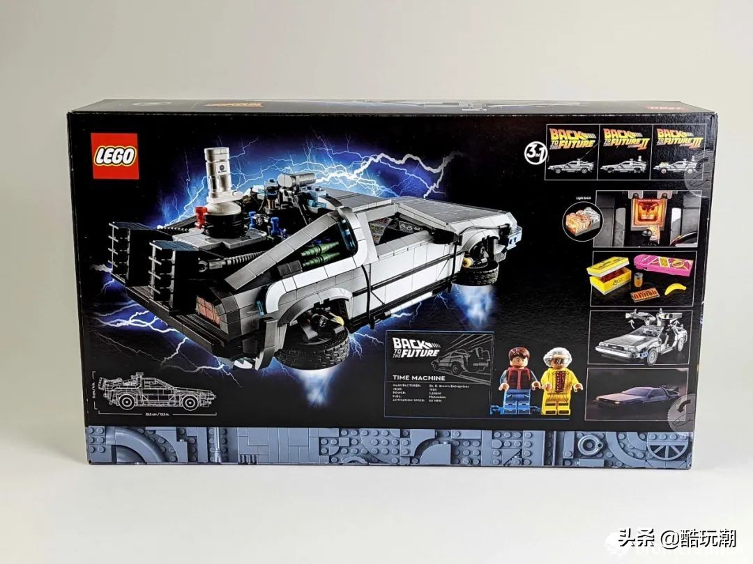乐高10300回到未来时光机发售价,乐高回到未来21103测评