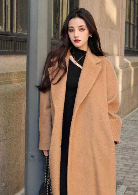 有品位的女人都穿什么衣服,大衣内搭高端大气上档次连衣裙