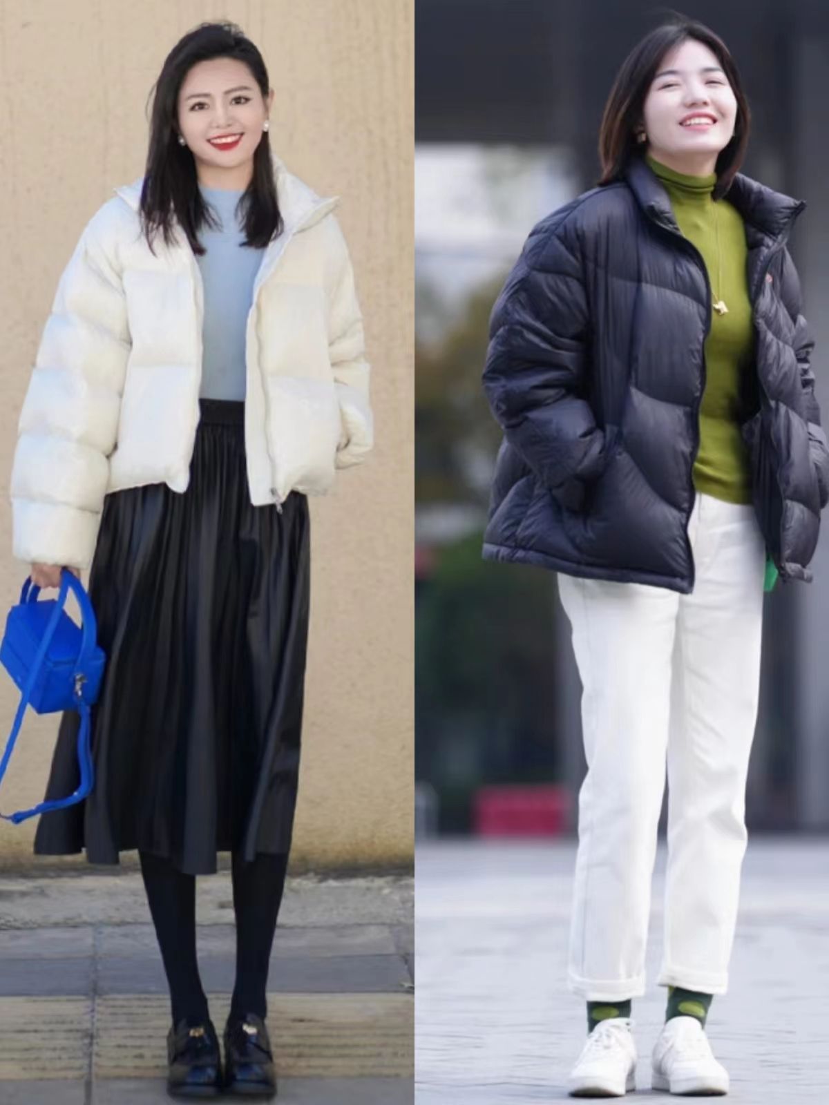 冬季推荐长款羽绒服显瘦,冬季短款羽绒服显瘦不臃肿