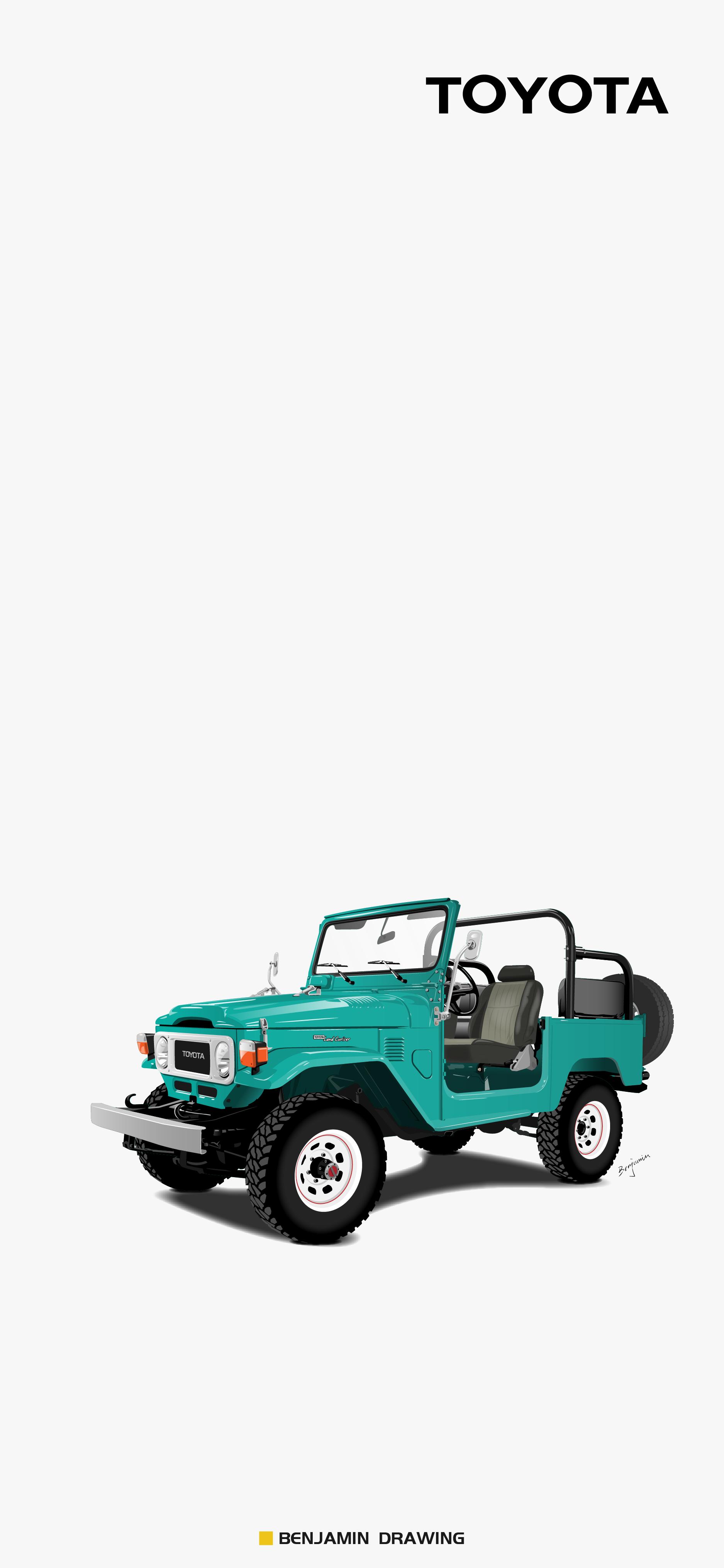 6-12岁手绘汽车,公路车插画壁纸