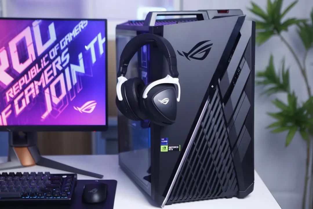 ROG分体水冷主机测评,rog枪神x水冷旗舰电竞游戏台式机