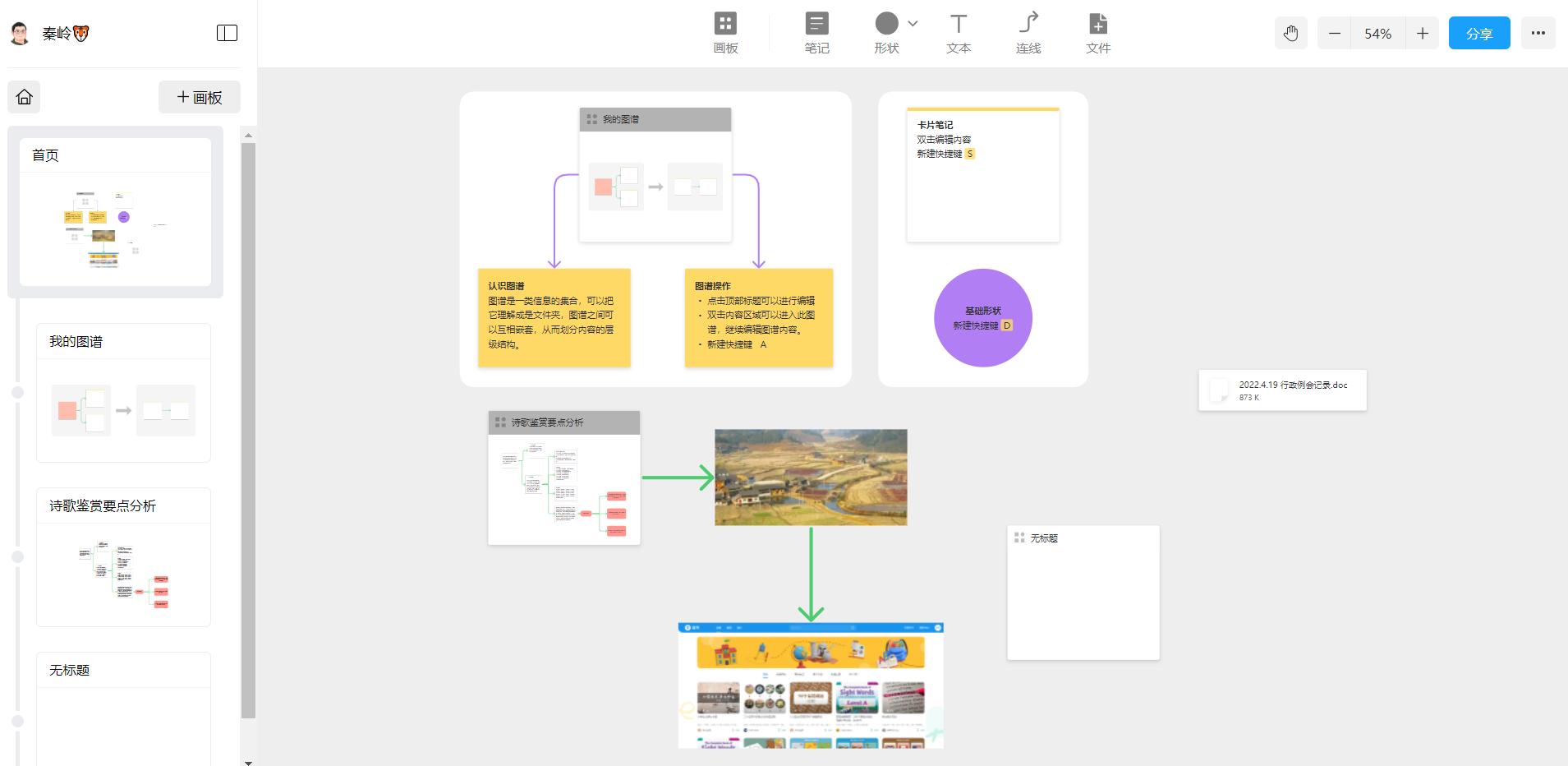 学用系列｜“氢图”，视觉化白板笔记工具公测体验