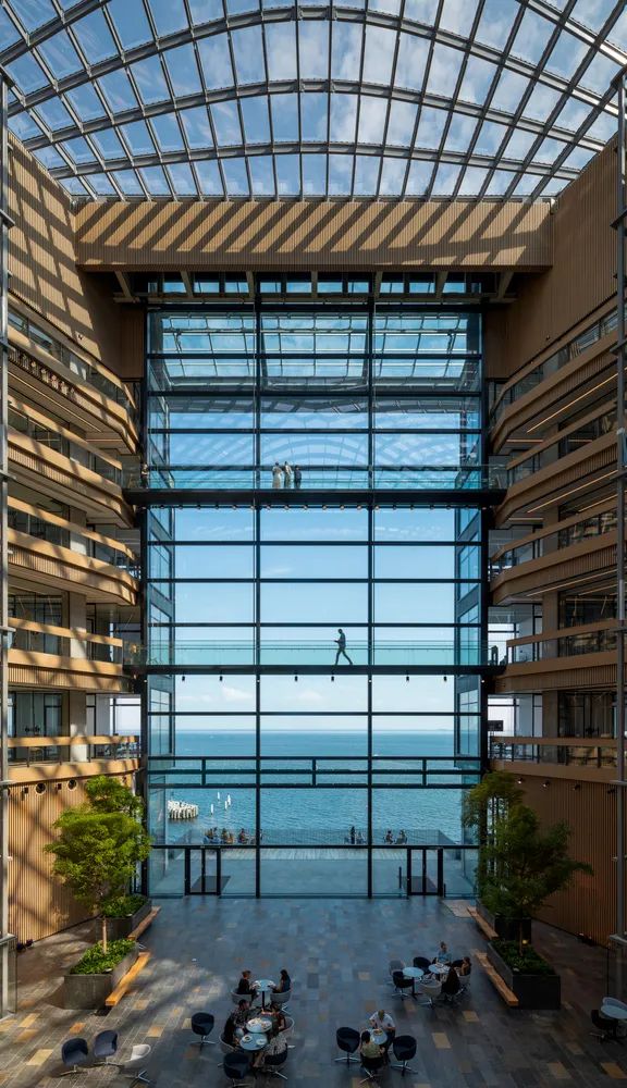 企业大厦设计图,企业总部办公楼装修设计