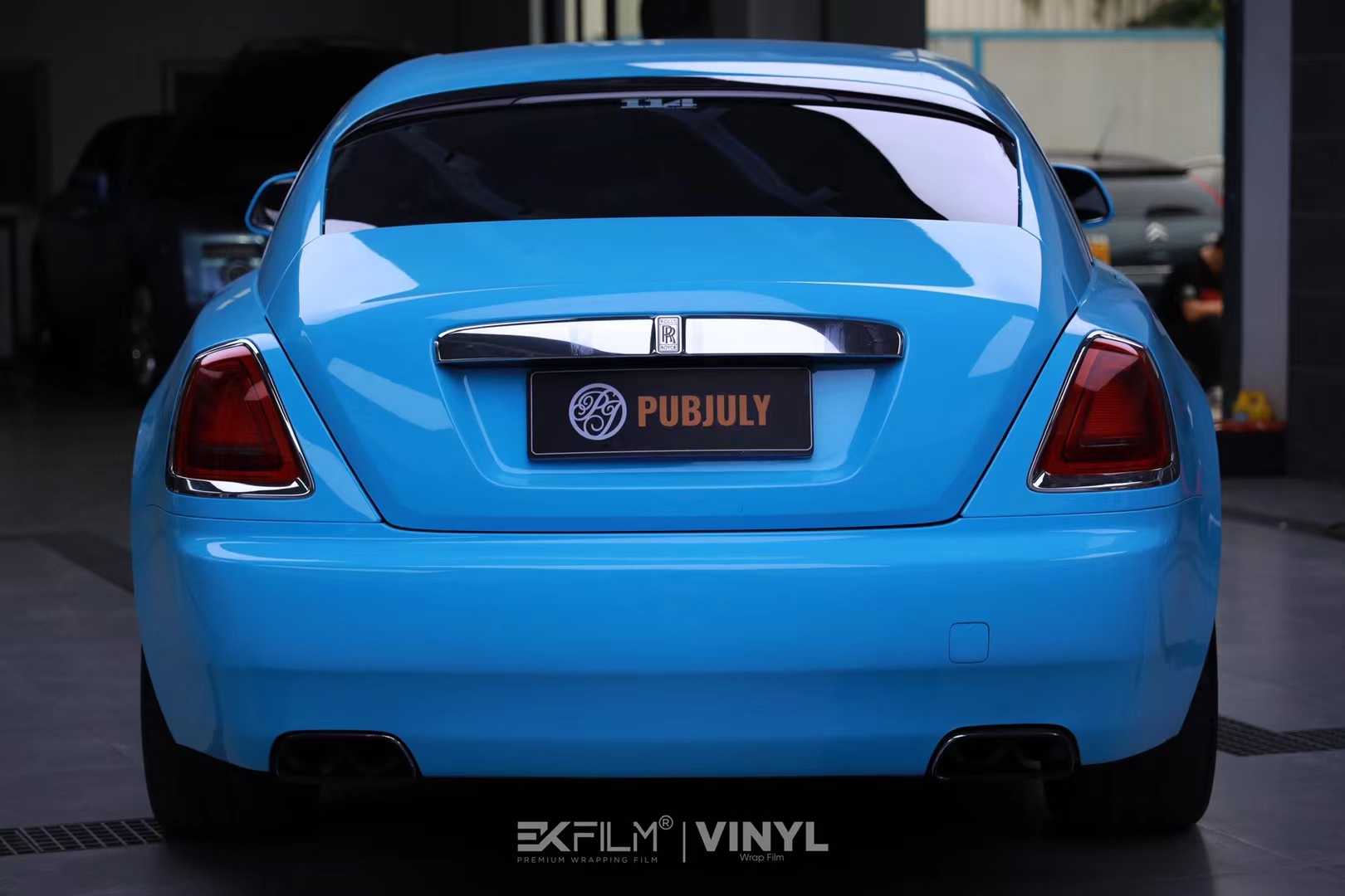 古思特个性贴膜,古斯特青柠绿改色膜