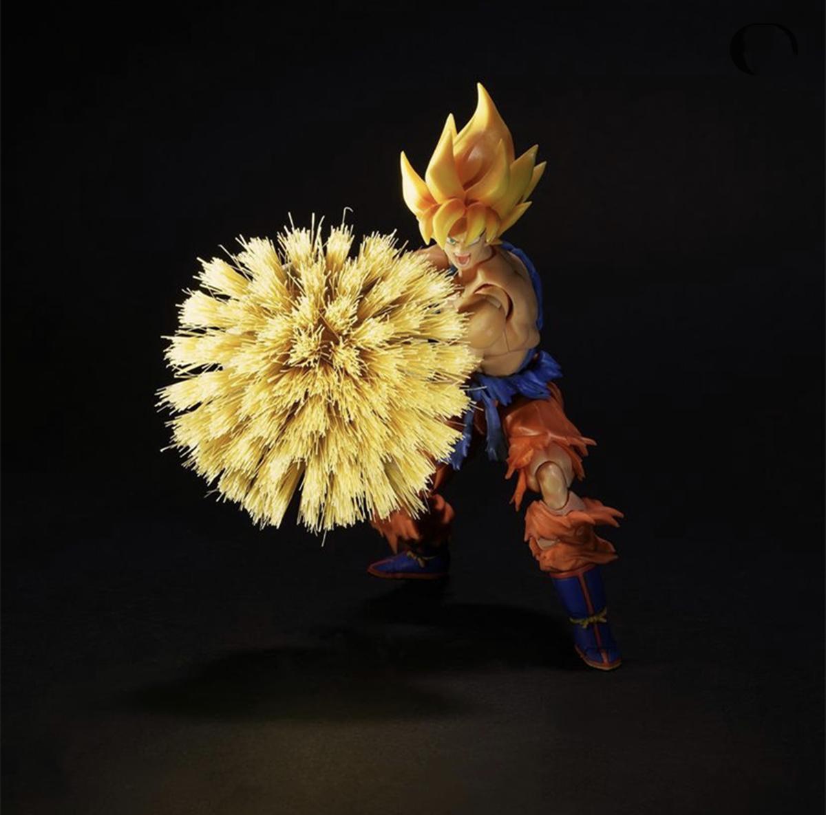 七龙珠可动手办shf万代五合一装,手办场景制作龙珠