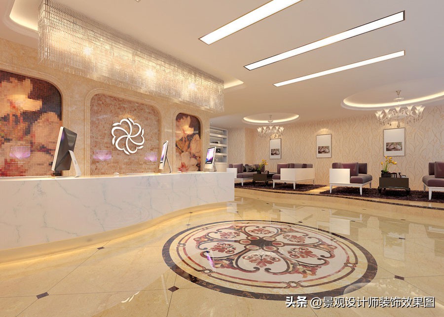 美容院设计效果视频,美容院装修风格案例图