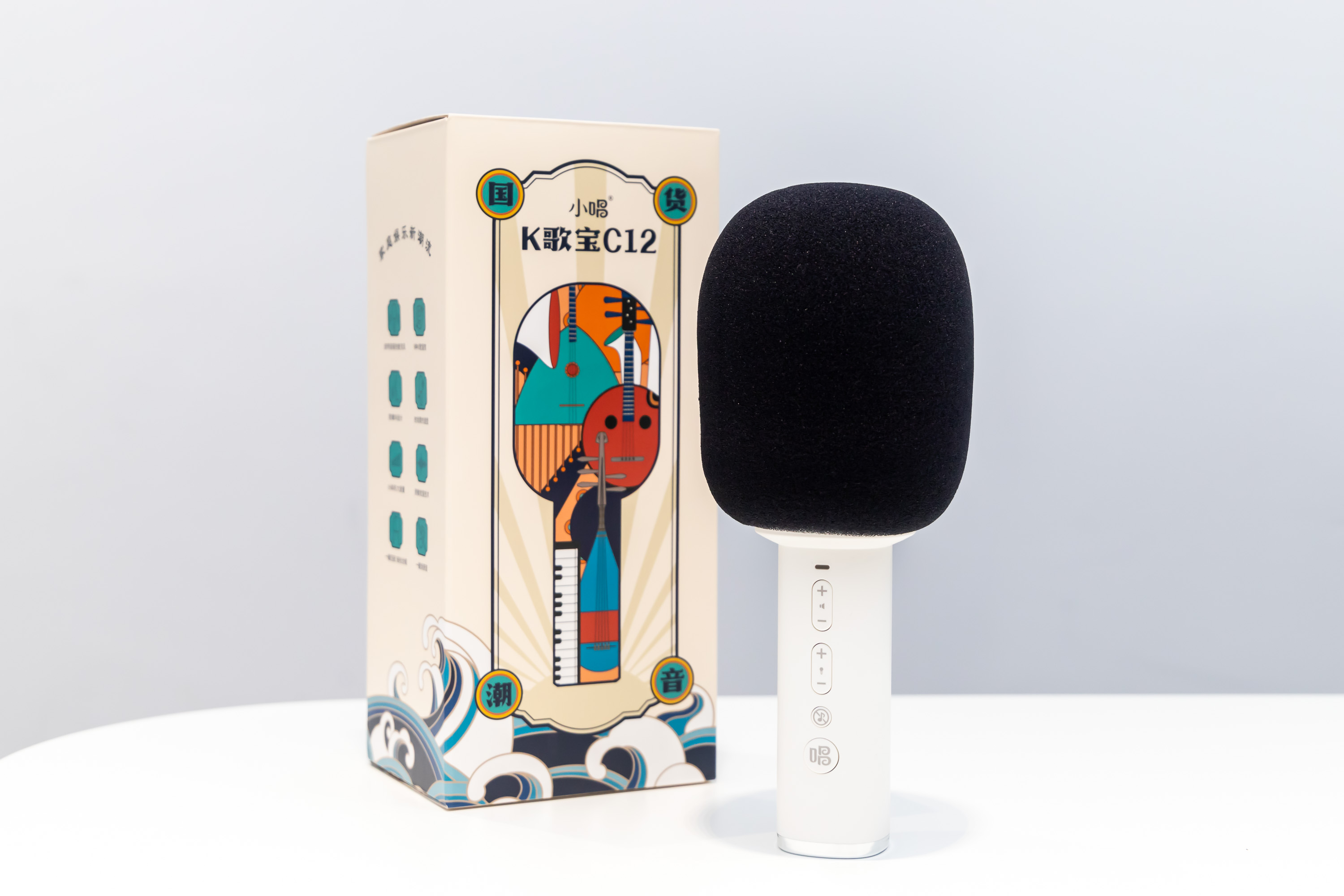 自带音响k歌麦克风效果,自带音响k歌双话筒