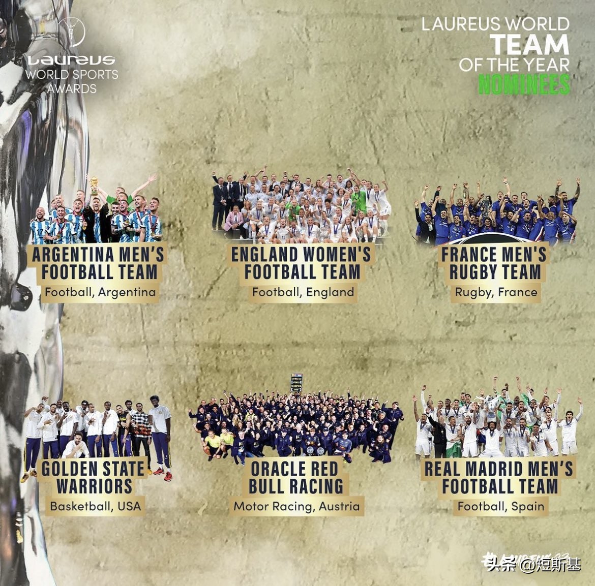 梅西劳伦斯最佳男运动员奖,梅西获得几次劳伦斯最佳男运动员